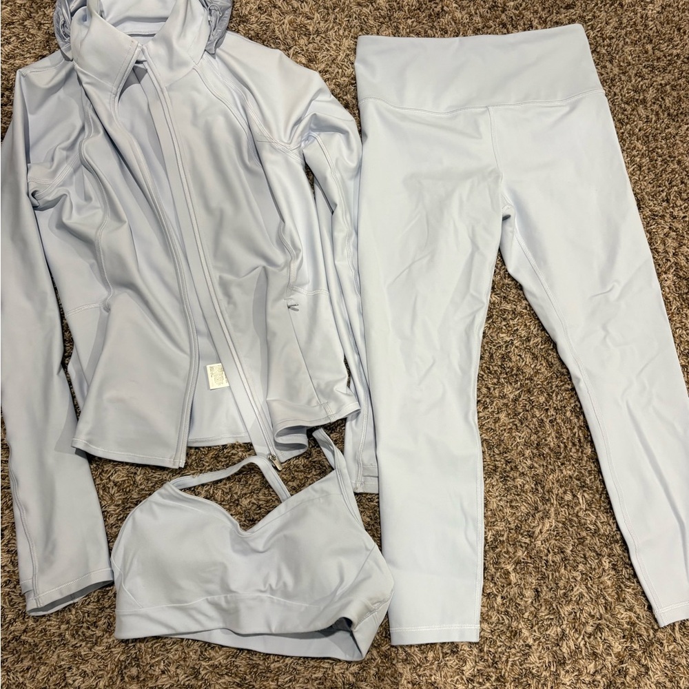Athleta ultra jacket and sports bra, leggings were SOLD
